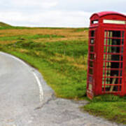 Telephone Booth On Isle Of Skye Art Print