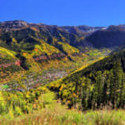 Telluride In Autumn - Colorful Colorado - Landscape Art Print