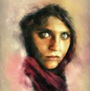 Afghan Girl Art Print