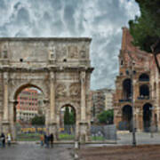The Arch Of Constantine Art Print