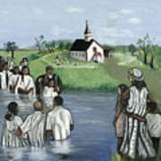 The Baptism Art Print