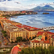 The Bay Of Naples Art Print