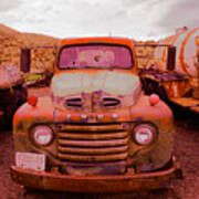 The Beauty Of An Old Rusty Truck Art Print