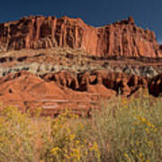 The Castle In Capital Reef Art Print