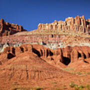 The Castle In Capitol Reef National Park Art Print