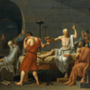 The Death Of Socrates, 1787 Art Print