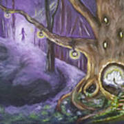 The Hollow Tree Art Print