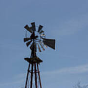 The Lone Windmill Art Print