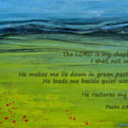 The Lord Is My Shepherd Art Print