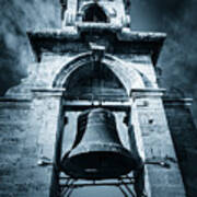The Miguelete Bell Tower Valencia Spain Art Print