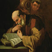 The Philosopher By Jusepe De Ribera Art Print