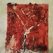 The Red Tree Art Print