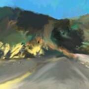 The Road Through Davis Mountains #2 Art Print