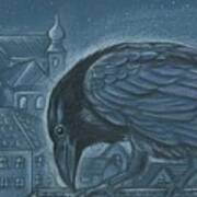 The Russian Raven Art Print