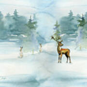 The Soft Arrival Of Winter Art Print