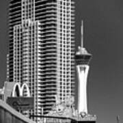 The Strip And The Stratosphere Art Print