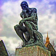 The Thinker - Le Penseur - By Auguste Rodin Art Print