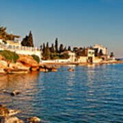 The Town Of Spetses Island - Greece Art Print