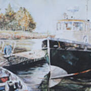 The Trawler Crosby Art Print