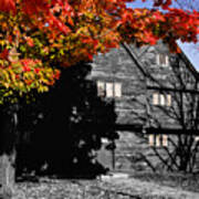 The Witch House In Autumn Art Print