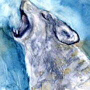 The Wolf Howls Art Print