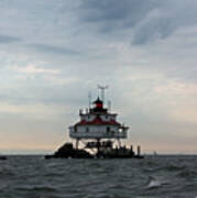 Thomas Point Shoal Lighthouse - Icon Of The Chesapeake Bay Art Print