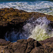 Thor's Well Coastal Oregon Art Print