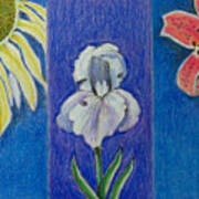 Three Flowers Art Print