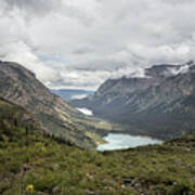 Three Lakes Viewed From Grinnell Glacier Art Print