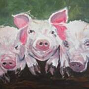 Three Little Pigs Art Print