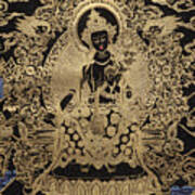 Tibetan Thangka  - Maitreya Buddha Art Print