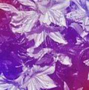 Tie-dye Azaleas Art Print