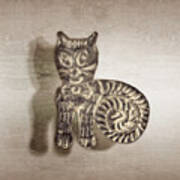 Tin Cat Art Print