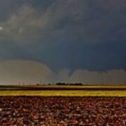 Tornadoes Across The Fields Art Print