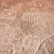 Toro Muerto Petroglyph 22 Art Print
