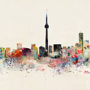 Toronto Skyline Art Print