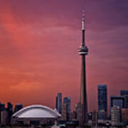 Toronto Sunset Art Print