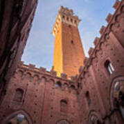 Torre Del Mangia Siena Italy Art Print