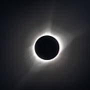 Total Solar Eclipse Showcases The Sun's Corona Art Print