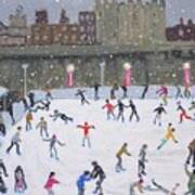 Tower Of London Ice Rink Art Print