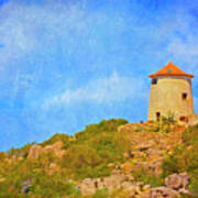 Tower On The Hill Art Print
