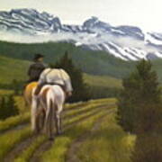 Trail Ride Art Print