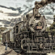 Trains Steam Engine 1630 Pa 02 Art Print