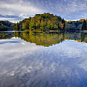 Trakoscan Lake In Autumn Art Print