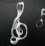 Treble Clef Art Print