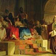 Trial Of The Apostle Paul Art Print