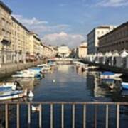 Trieste Grand Canal Art Print