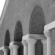 Trio Of Arches At The Waterwall Art Print