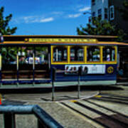 Trolley Car Turn Around Art Print