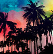 Tropical Colors Art Print